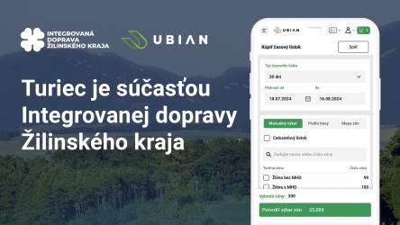 Turiec je súčasťou Integrovaného dopravného systému Žilinského samosprávneho kraja